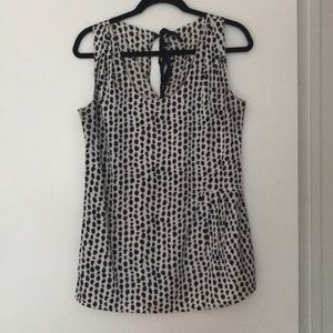 Ann Taylor Black & White Blouse